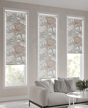 Рулонная штора «Ранфрик - 93 - ширина 47 см»