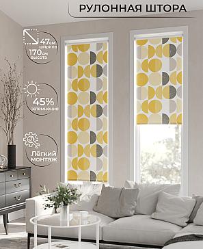 Рулонная штора «Ранфрик - 101 - ширина 47 см» | фото 2