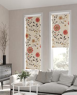 Рулонная штора «Ранфрик - 102 - ширина 47 см» | фото