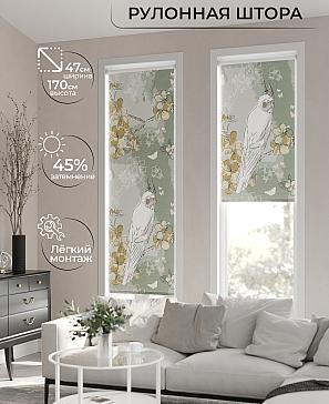 Рулонная штора «Ранфрик - 107 - ширина 47 см» | фото 2