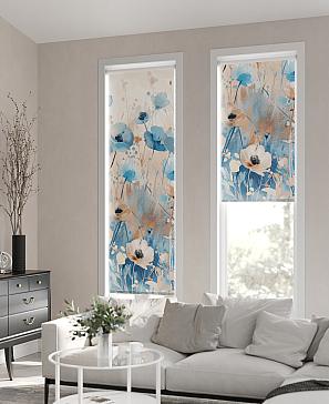 Рулонная штора «Ранфрик - 110 - ширина 47 см» | фото