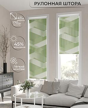 Рулонная штора «Ранфрик - 119 - ширина 47 см» | фото 2