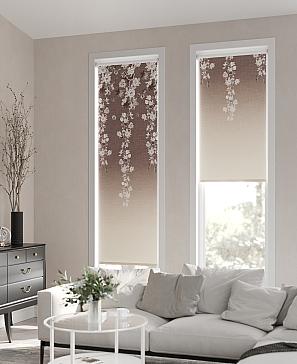 Рулонная штора «Ранфрик - 134 - ширина 47 см» | фото