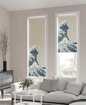 Рулонная штора «Ранфрик - 137 - ширина 47 см» | фото