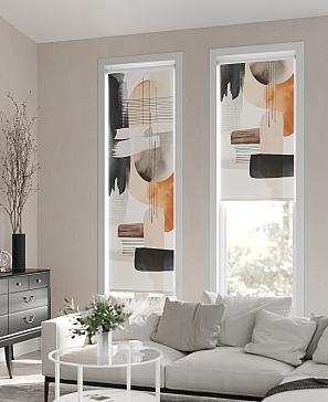 Рулонная штора «Ранфрик - 144 - ширина 47 см» | фото