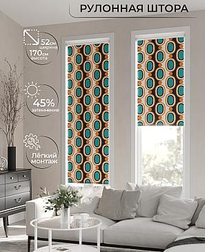 Рулонная штора «Лимкис - 58 - ширина 52 см» | фото 2