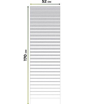 Рулонная штора «Лимкис - 87 - ширина 52 см»