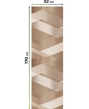 Рулонная штора «Лимкис - 121 - ширина 52 см»