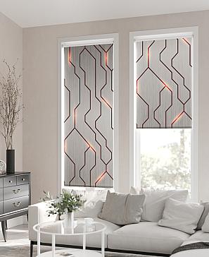 Рулонная штора «Ронлирт - 29 - ширина 57 см» | фото