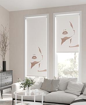 Рулонная штора «Ронлирт - 35 - ширина 57 см» | фото