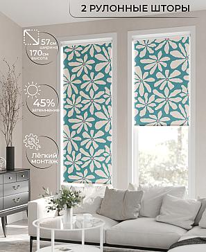 Рулонная штора «Ронлирт - 62 - ширина 57 см» | фото 2