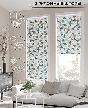 Рулонная штора «Ронлирт - 73 - ширина 57 см» | фото 2
