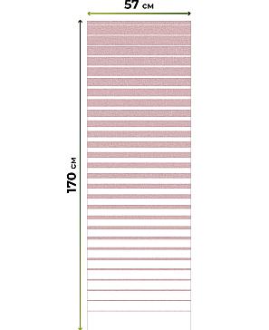 Рулонная штора «Ронлирт - 83 - ширина 57 см»
