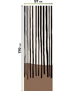 Рулонная штора «Ронлирт - 89 - ширина 57 см»