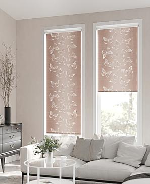 Рулонная штора «Ронлирт - 118 - ширина 57 см» | фото