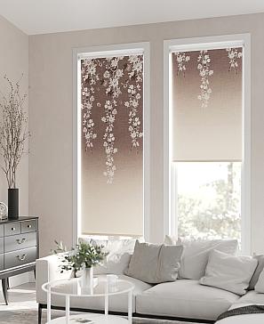 Рулонная штора «Ронлирт - 134 - ширина 57 см» | фото