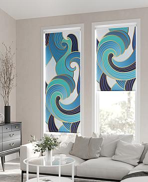 Рулонная штора «Ронлирт - 136 - ширина 57 см» | фото