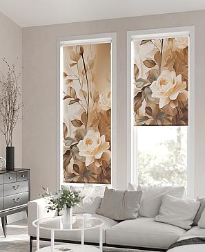 Рулонная штора «Ронлирт - 142 - ширина 57 см» | фото