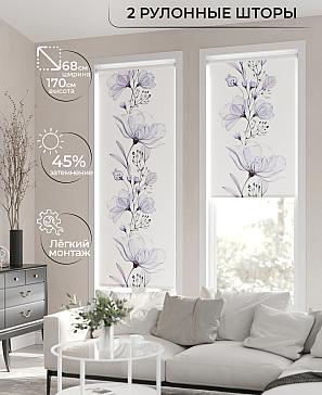 Рулонная штора «Лирикас - 13 - ширина 68 см» | фото 2
