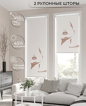 Рулонная штора «Лирикас - 35 - ширина 68 см» | фото 2