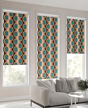 Рулонная штора «Лирикас - 58 - ширина 68 см»