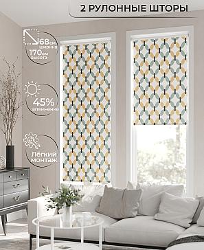 Рулонная штора «Лирикас - 66 - ширина 68 см» | фото 2