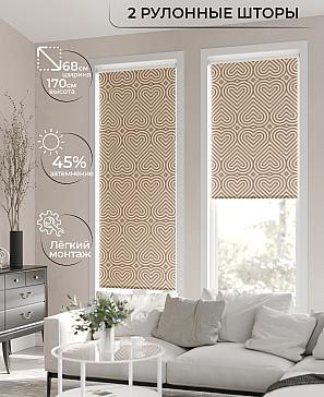 Рулонная штора «Лирикас - 67 - ширина 68 см» | фото 2