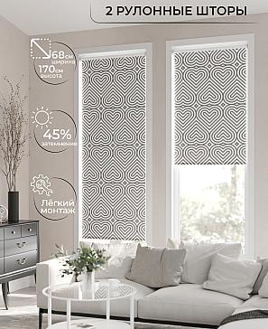 Рулонная штора «Лирикас - 68 - ширина 68 см» | фото 2