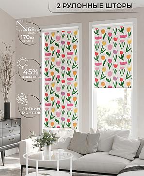 Рулонная штора «Лирикас - 70 - ширина 68 см» | фото 2
