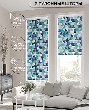 Рулонная штора «Лирикас - 74 - ширина 68 см» | фото 2