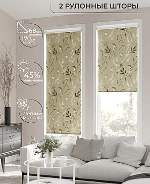 Рулонная штора «Лирикас - 81 - ширина 68 см» | фото 2