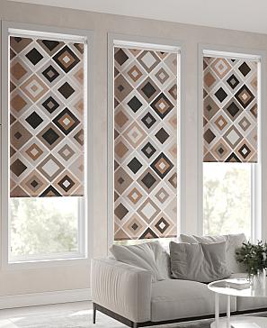 Рулонная штора «Лирикас - 88 - ширина 68 см»