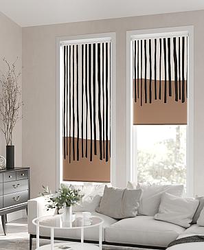 Рулонная штора «Лирикас - 89 - ширина 68 см» | фото