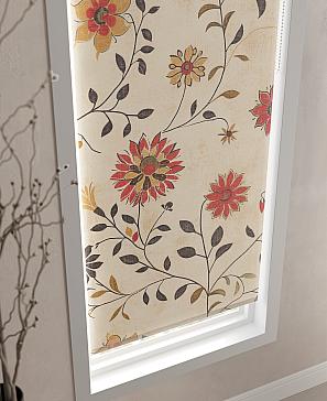 Рулонная штора «Лирикас - 102 - ширина 68 см»