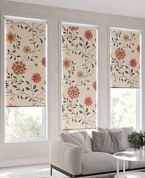 Рулонная штора «Лирикас - 102 - ширина 68 см»