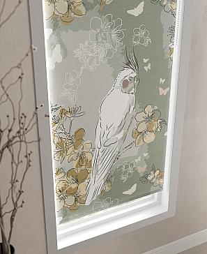 Рулонная штора «Лирикас - 107 - ширина 68 см»