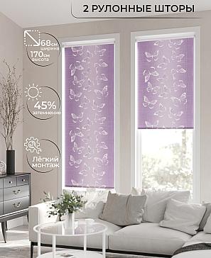 Рулонная штора «Лирикас - 116 - ширина 68 см» | фото 2