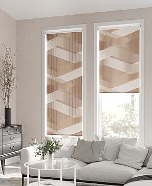 Рулонная штора «Лирикас - 121 - ширина 68 см» | фото