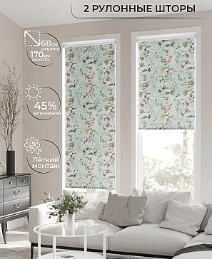 Рулонная штора «Лирикас - 132 - ширина 68 см» | фото 2