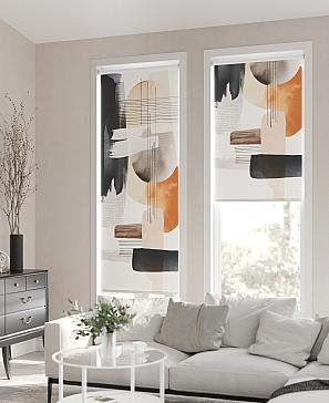 Рулонная штора «Лирикас - 144 - ширина 68 см» | фото