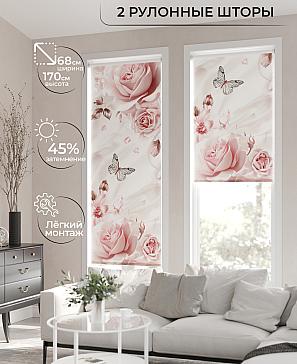 Рулонная штора «Лирикас - 152 - ширина 68 см» | фото 2