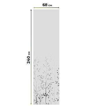 Рулонная штора «Лиритиск - 13 - ширина 68 см»