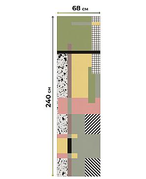 Рулонная штора «Лиритиск - 14 - ширина 68 см»