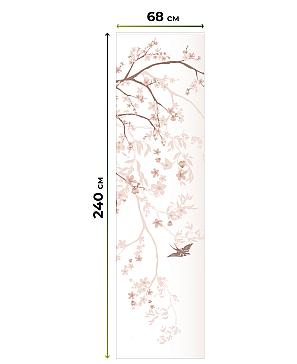 Рулонная штора «Лиритиск - 73 - ширина 68 см»