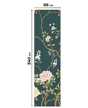 Рулонная штора «Лиритиск - 96 - ширина 68 см»