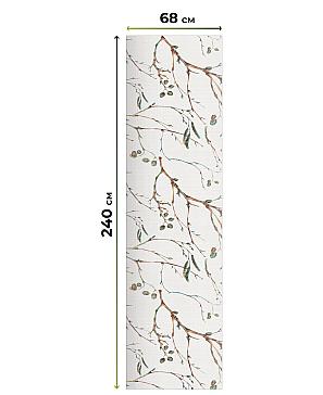 Рулонная штора «Лиритиск - 97 - ширина 68 см»