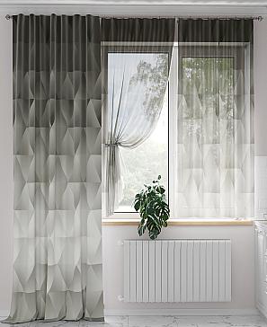 Комплект штор «Гронмер (графит) - 230 см» | фото 2