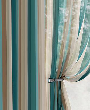 Комплект штор «Комиленс (бирюза) - 230 см» | фото 3