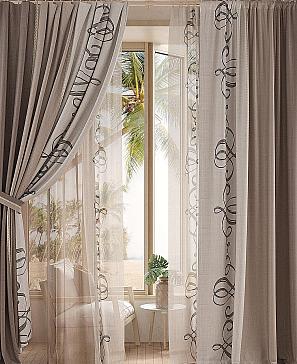 Комплект штор «Лирмелс (коричневый) - 230 см» | фото 2