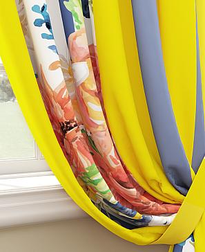 Комплект штор «Комблион» желтого цвета